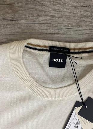 Hugo boss свитер кремовый оригинал2 фото