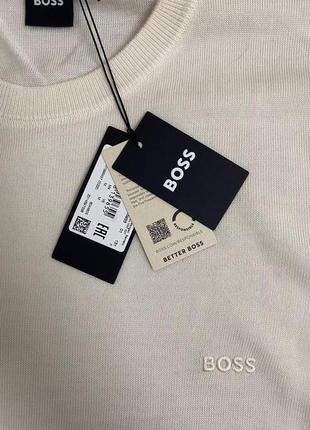 Hugo boss свитер кремовый оригинал3 фото