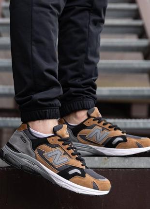Мужские кроссовки new balance 920 navy beige black8 фото