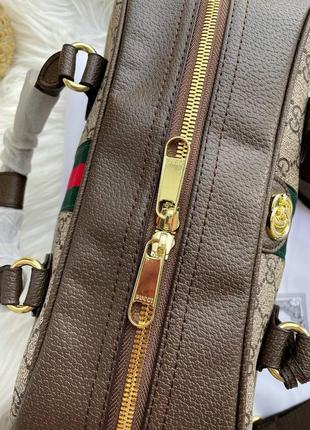 Женская кожаная сумка стиль "gucci" premium 💎2 фото