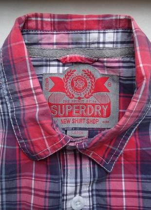 Сорочка superdry wash basket japan cotton якість (l)4 фото