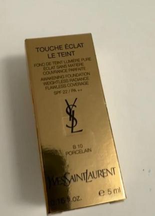 Тональная основа для лица yves saint laurent touch eclat le teint