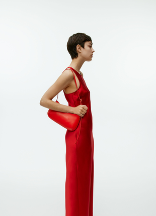 Шкіряна сумка через плече arket 1220112