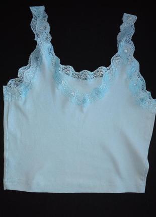 Нова натільна бавовняна майка, кроптоп, george, 12-14