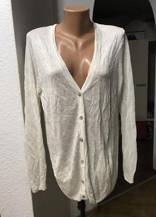 Кофта кардиган льонова   р. xxl -xxxl       la redoute