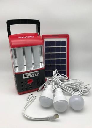 Лампа solar light system euronet 103 (8000 mah)