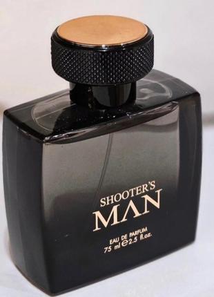 Парфюмированная вода для мужчин farmasi shooters man black, 75мл