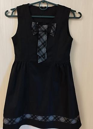 Сарафан школьный черный