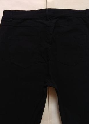 Утягивающие черные штаны брюки скинни с высокой талией florencia, 18 размер.4 фото
