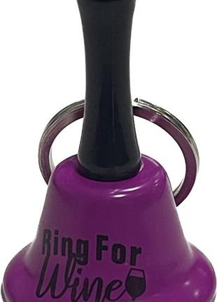 Брелок дзвіночок ring for wine 5991 3.8 см рожевий