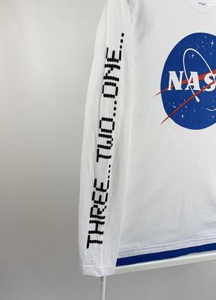 Оригинальный лонгслив пуловер nasa three two one 7