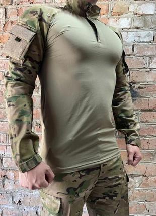 Чоловічий армійський костюм мультикам для зсу tactical тактична форма убакс і штани туреччина 7284 xl7 фото