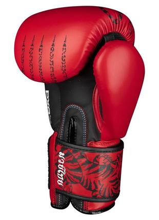 Боксерские перчатки phantom muay thai red 16 унций (капа в подарок)6 фото