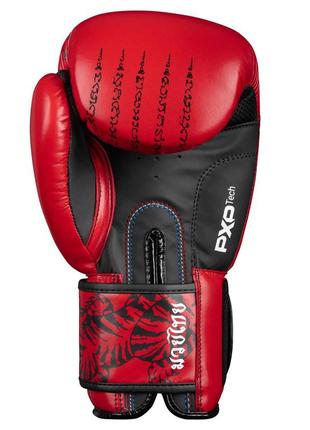 Боксерские перчатки phantom muay thai red 16 унций (капа в подарок)4 фото
