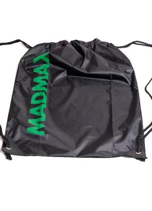 Рюкзак спортивный madmax mfa-276 waterproof gymsack black/turquoise1 фото