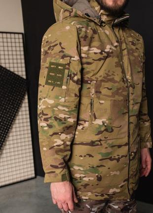 Куртка чоловіча тактична демісезонна туреччина зсу мультикам 8952 m хакі4 фото