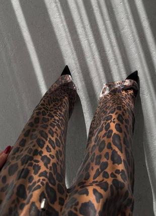 Жіночі леопардові штани3 фото
