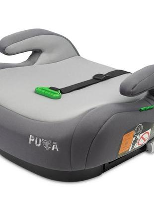 Детское автокресло бустер caretero puma isofix i-size (125-150 см) grey1 фото