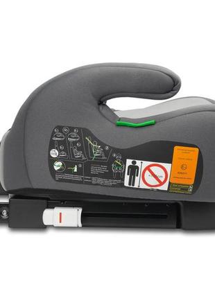 Детское автокресло бустер caretero puma isofix i-size (125-150 см) grey6 фото