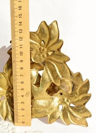 Неймовірної краси рідкісний канделябр, свічник на три свічкі! подсвечник.