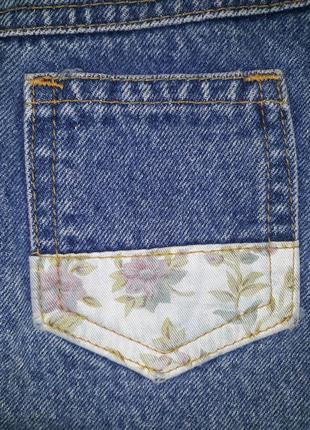Стильный джинсовый комбинезон 1-2 года, ретро 5-6 лет, винтаж5 фото