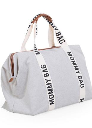 Сумка childhome mommy bag signature canvas off white, арт. cwmbbscow3 фото