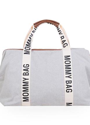 Сумка childhome mommy bag signature canvas off white, арт. cwmbbscow1 фото