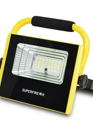 Переносной аккумуляторный led прожектор superfire fs1-a