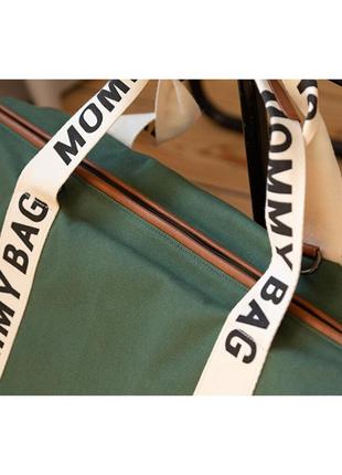 Сумка childhome mommy bag signature canvas green, арт. cwmbbscgr5 фото