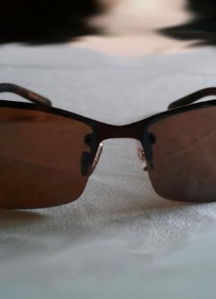 Солнцезащитные очки  сонцезахисні окуляри светло-коричневые5 фото