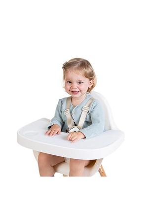 Столик до стільця для годування childhome evolu white, арт. chevotsaw7 фото