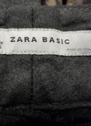 Серые брючки zara, 36 размер 2