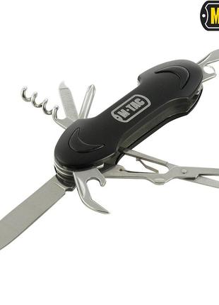 M-tac ніж складний малий (7 інструм.) type 2 steel/black