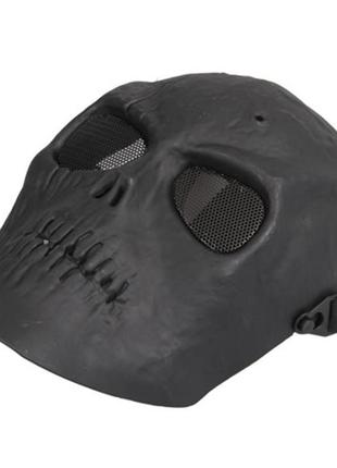 Маска-шлем для страйкбола, мотоцикла лыжная маска, для хэллоуина, черная3 фото