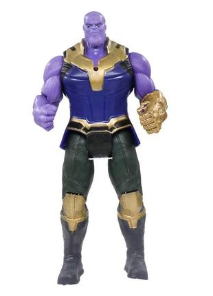 Фигурка тонос герой marvel. thanos игрушка titan hero power fx port 18 см2 фото