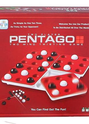 Настольная игра пентаго pentago. настольная игра для двух игроков. игра типа крестики-нолики5 фото