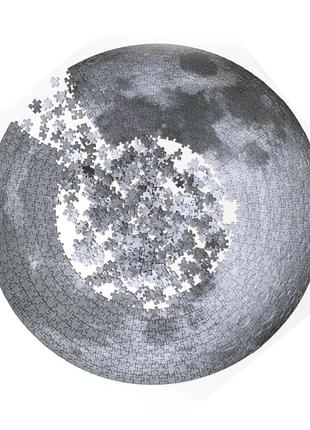 Круглый пазл луна на 1000 шт. пазл круглой формы3 фото