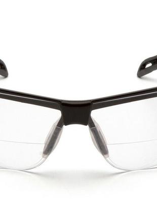 Біфокальні захисні окуляри pyramex ever-lite bifocal (+3.0) (clear), прозорі3 фото