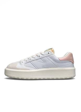 Ct302 white pink leather