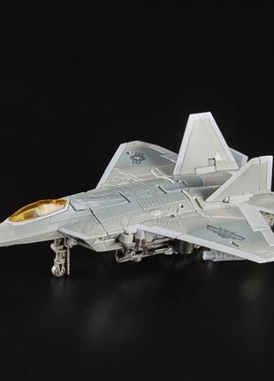 Трансформер вояжер старскрім. hasbro transformers voyager starscream. екшн-фігурка трансформер-літак 18см7 фото