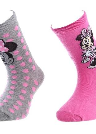 Шкарпетки minnie socks 2p пурпурний, сірий діт 31-34, арт.83892347-2