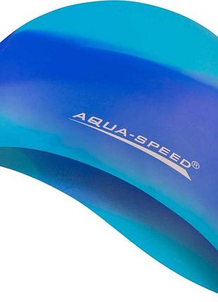 Шапка для плавання aqua speed bunt 4074 мультиколор уні osfm