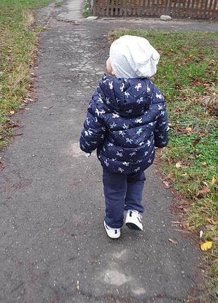 Тепла курточка для дівчинки з єдинорогами