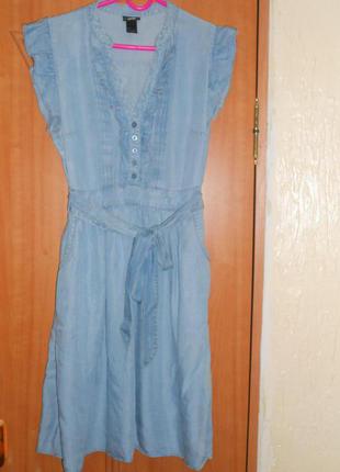 Джинсове плаття- сарафан.джинсовое платье1 фото