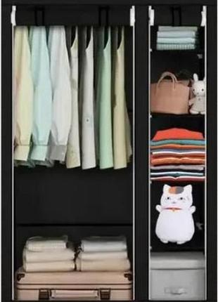 Шкаф складной тканевый storage wardrobe 88105 складной тканевый (105*45*175 cм) market3 фото