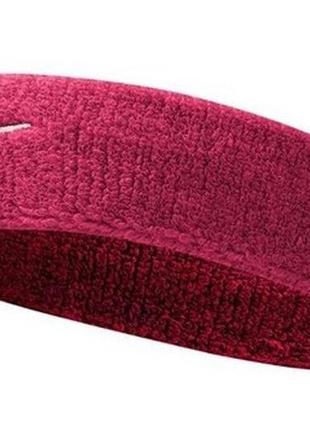 Пов'язка на голову nike swoosh headband рожевий уні osfm