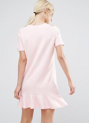 Asos цільнокройні сукні з тканини понте з оборками2 фото