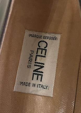 Кожаные туфли бренд celine paris8 фото