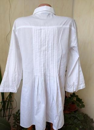 Блузка бабовна, рубашка, туника, большой размер4 фото