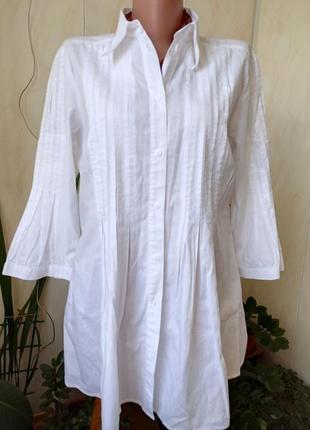 Блузка бабовна, рубашка, туника, большой размер1 фото